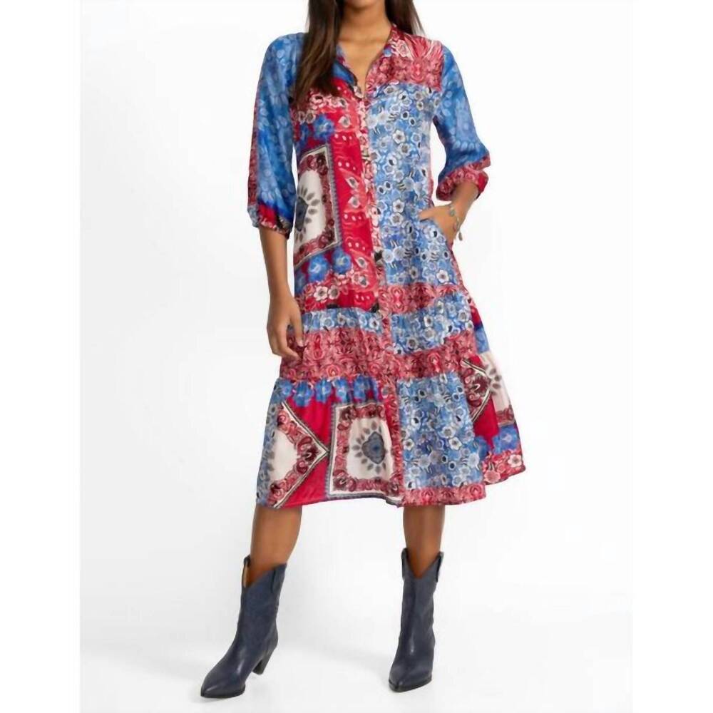 NEW JOHNNY WAS cornelia dress in mayborn scarf